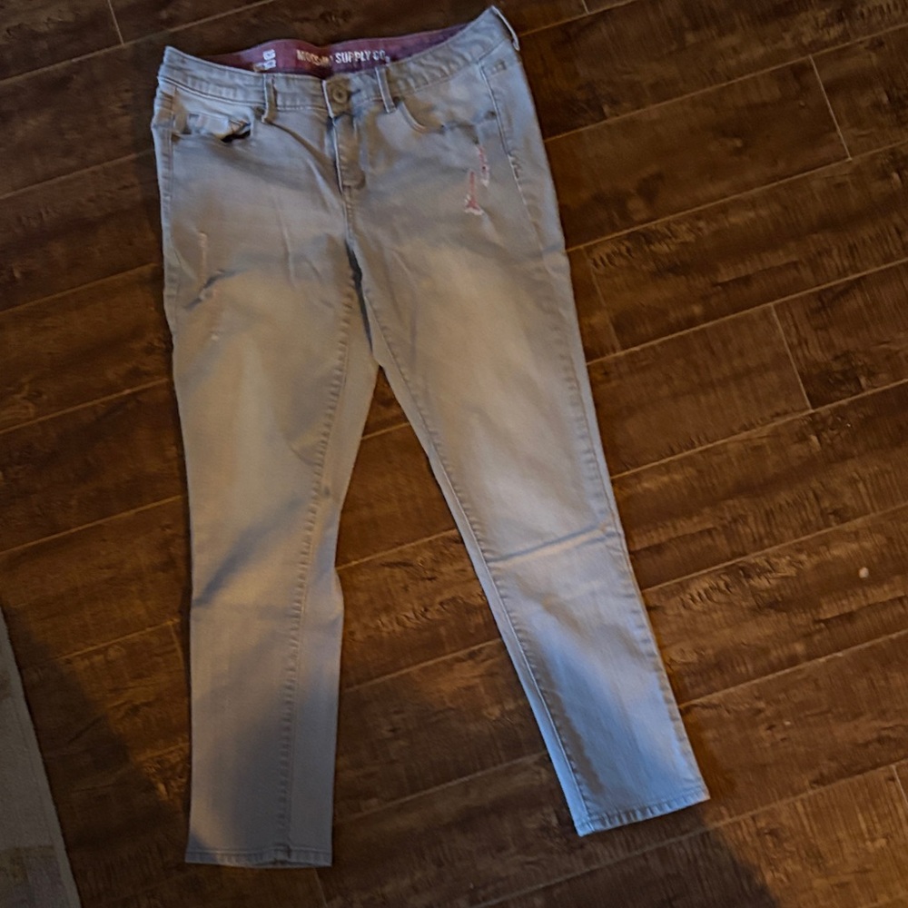 Mossimo Supply Co. Light Blue Skinny Jeans